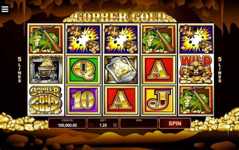Gopher Gold Slot Grátis